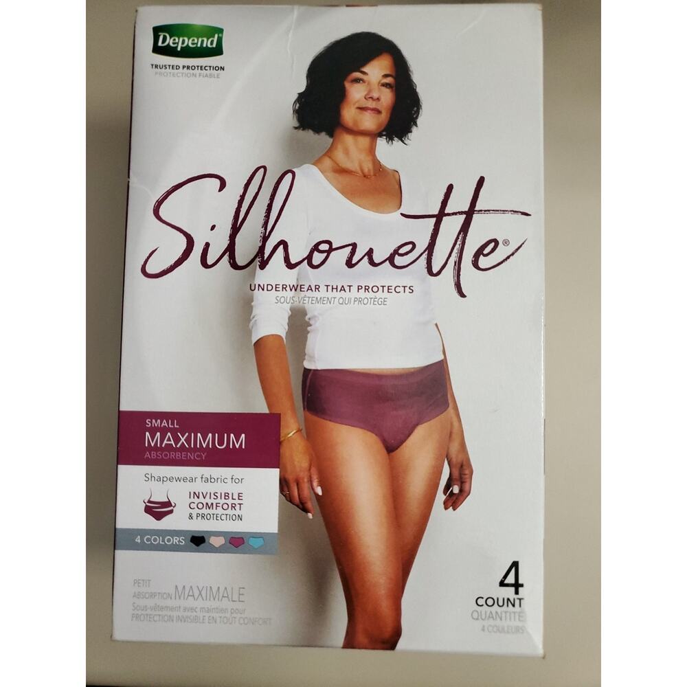 Depend Silhouette Incontinence Underwear for Women Small Maximum Absorbency